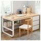thumbnail image 5 of Escritorio Mueble Oficina Madera 120 cm con Cajones y Repisa Moderno, 5 of 6