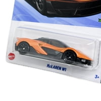 Auto Diecast Mattel Mclaren W1 1:64 Naranja Hw Race Day