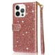 thumbnail image 4 of Funda Para Elegante Funda Iphone 13 Pro Glitter Con Cremallera-ideal Para El Uso Diario, 4 of 5