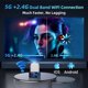 thumbnail image 5 of Proyector inteligente 4K con sistema Android, miniproyector de 15000 lúmenes con WiFi y Bluetooth, proyector exterior 4K con resolución máxima de 300\u201d, zoom digital ±45° y soporte para 4D Keyst, 5 of 7