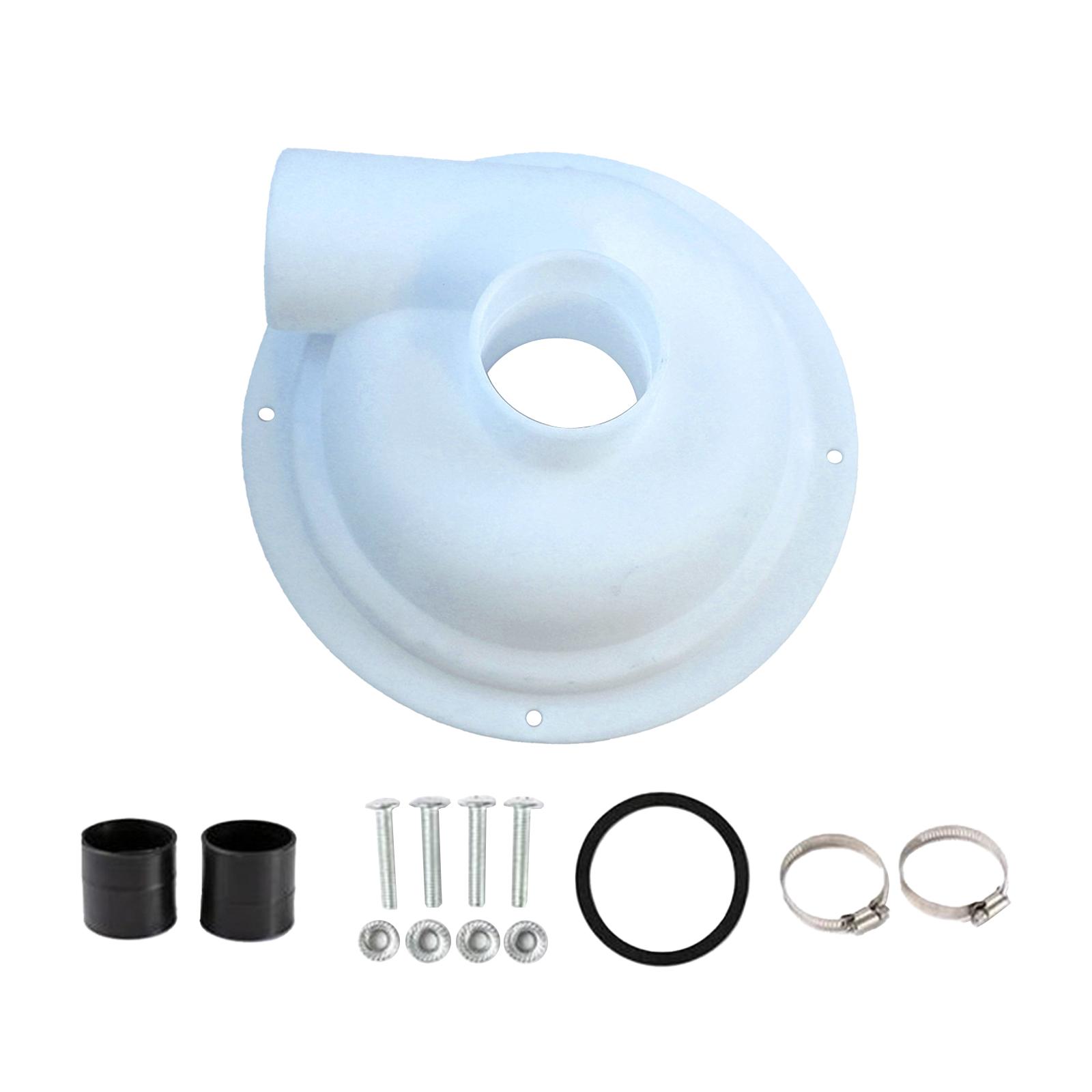 Magideal - Separador De Polvo Al Vacío, Tapa Separadora Ciclónica, Pieza De Repuesto, Aglomerado De Aserrín Para Carpintería, Filtro Ciclónico De Repuesto Ligero , Blanco