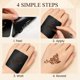 thumbnail image 3 of Kit de Plantillas para Tatuajes Temporales Koogel 18 Hojas 97 Piezas de Henna, 3 of 7