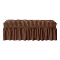 Bothyi - Funda Protectora Para Asiento De Banco, Funda Protectora Para Restaurante, Cocina, Hotel, Color Café