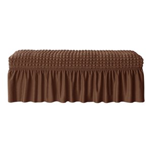 Bothyi - Funda Protectora Para Asiento De Banco, Funda Protectora Para Restaurante, Cocina, Hotel, Color Café