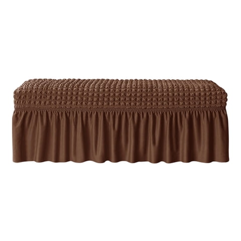 Bothyi - Funda Protectora Para Asiento De Banco, Funda Protectora Para Restaurante, Cocina, Hotel, Color Café