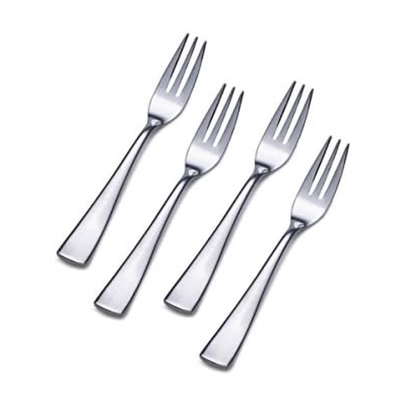 Mikasa Serena Tenedor de Acero Inoxidable 14 cm (Pack de 4)