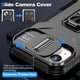 thumbnail image 4 of Funda Armada para iPhone 15 Plus con Tapa Deslizante y Soporte Magnético Giratorio Negro, 4 of 5