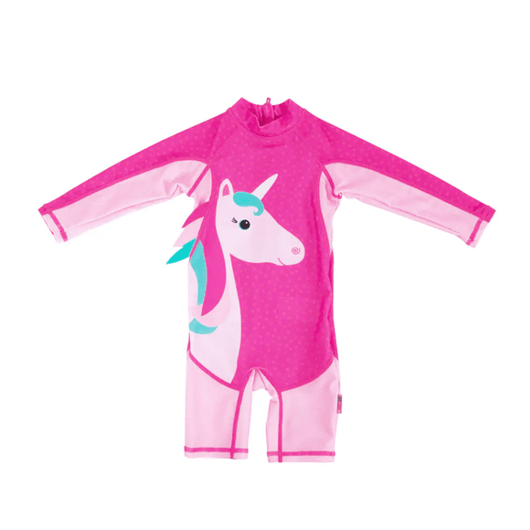 TRAJE DE BAÑO UNA PIEZA Swimsuit UNICORNIO (12-24M)