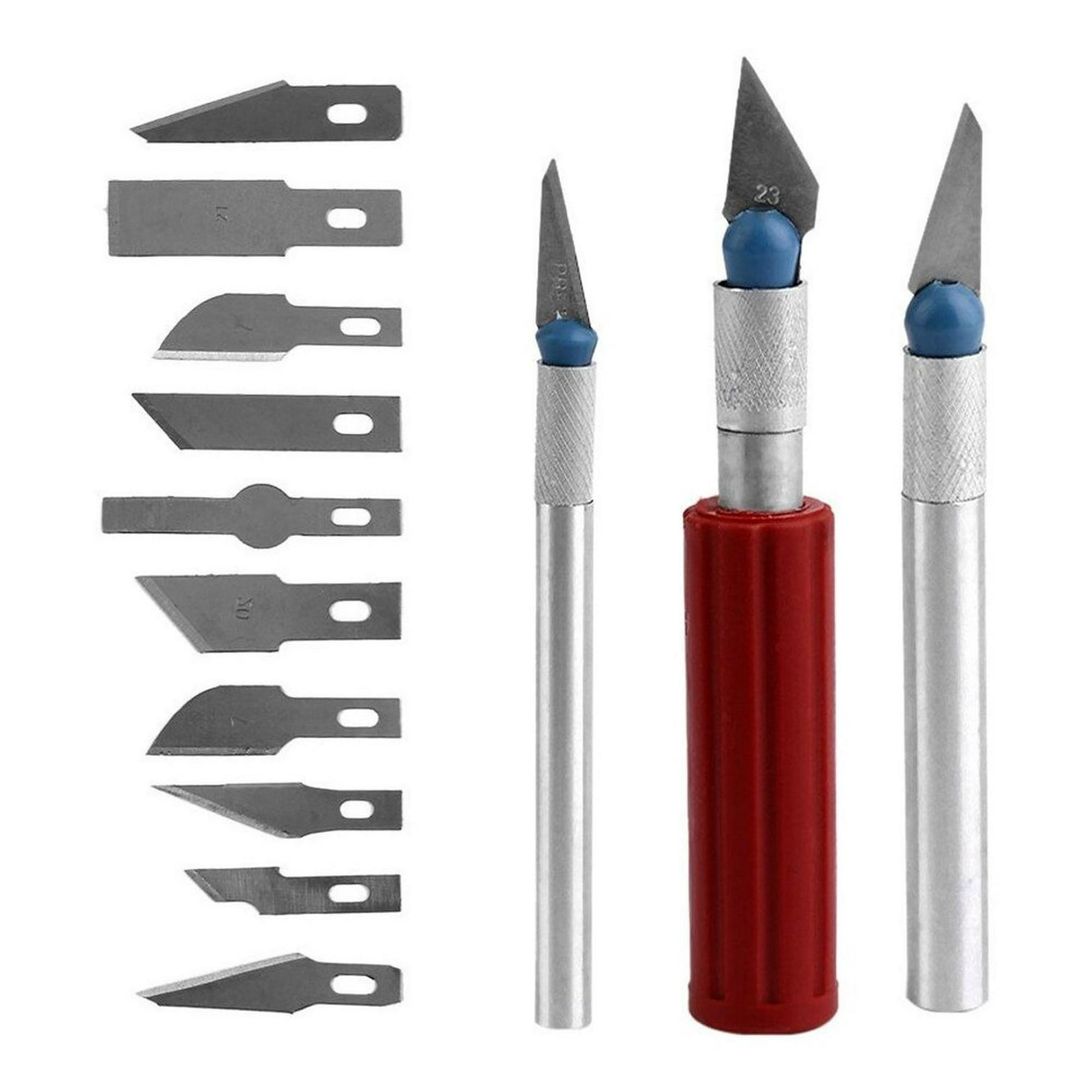 Gen - Bisturi Cortante Tipo Lapiz Con Cuchillas Metal Manualidades Multicolor