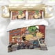 thumbnail image 5 of Hey Arnold Conjunto de sábanas temático, trío de piezas, cómodo y amigable con la piel, diseño único, regalo de decoración para el hogar para familiares, amigos y fans,173cm *218cm, 5 of 6