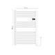 thumbnail image 4 of Calefactor Secador de Toallas Programable 500 w Mural 88x54 cm Vesubio Blanco, 4 of 7