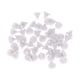 thumbnail image 5 of 50x cabezal de ducha boquillas de silicona con orificio de pulverización Universal duradero lavado blanco salida de agua gránulos accesorios boquillas, 5 of 5