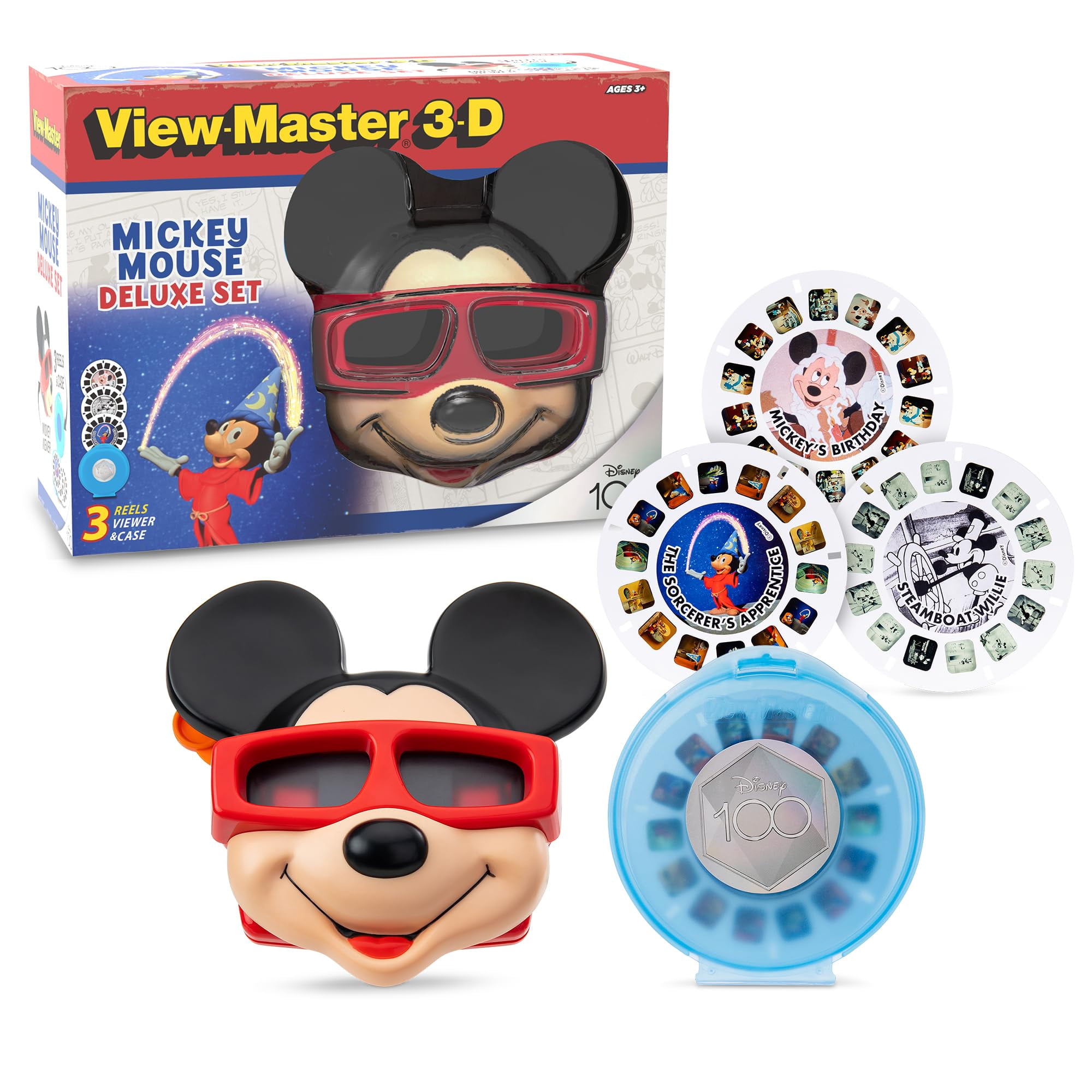 View-master - Ver Set Deluxe Master Mickey Mouse Disney 100 Edition