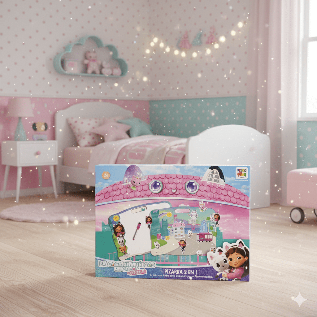 Toyng - Juego De Mesa Pizarra 2 En 1 - Gabby