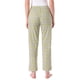 thumbnail image 3 of Pantalones de pijama de algodón a cuadros para mujer con cintura elástica y bolsillo para un sueño cómodo XL Cuadros amarillos, 3 of 6