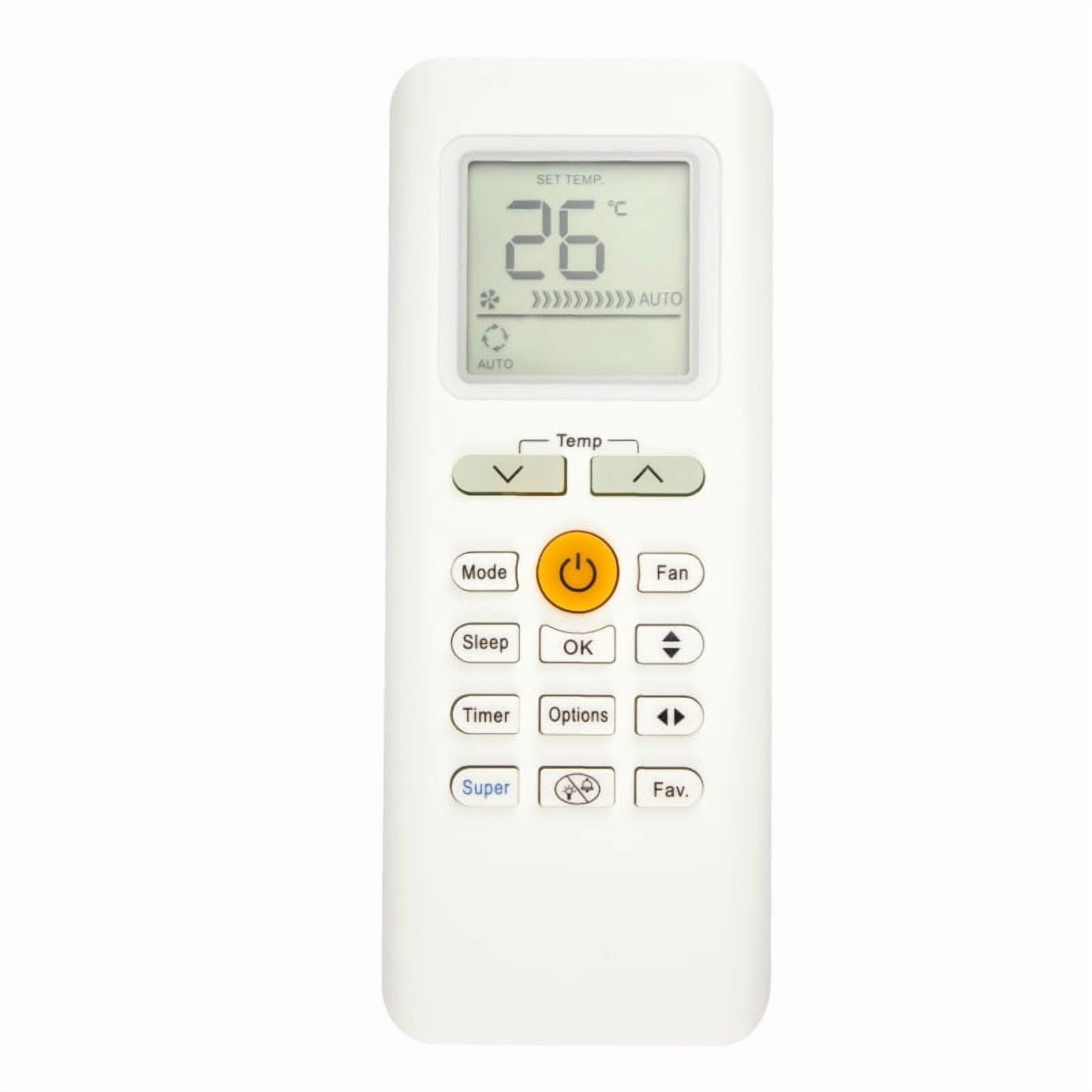 Genérica - Control Aire Acondicionado Compatible Midea Btu