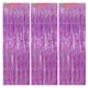 thumbnail image 1 of Paquete de 3 cortinas con flecos para decoración de fiestas, bodas, graduaciones, cumpleaños, Navidad, eventos, fiestas, suministros de 1 x 2 m, 1 of 5