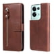 thumbnail image 1 of Funda con Cremallera para OPPO Reno 8 Pro 5G, Carcasa Cartera de Cuero PU con Soporte y Tarjetero, 1 of 6