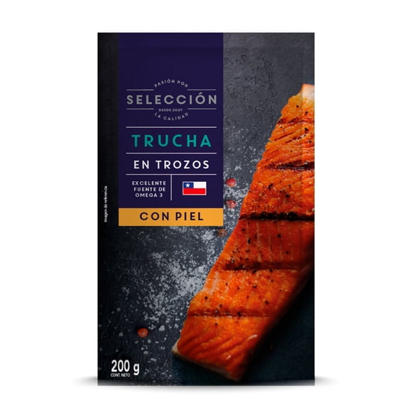Trucha con Piel Congeladas, 200 g