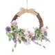 thumbnail image 5 of Guirnalda De Flores De Aro De Ratán Primavera Decoración De Guirnalda De Puerta Delantera Púrpura, 5 of 5