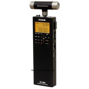 Tecsun Pl-360 Pll Am/Fm Digital De Onda Corta Con Dsp Negro