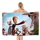 thumbnail image 1 of Gigantes de la Mancha Toalla de playa de secado rápido con diseño temático, regalo para mujeres y niñas, ideal para cumpleaños, fans, amantes de la música, uso en la playa o al aire libre, 78 × 160 cm, 1 of 6
