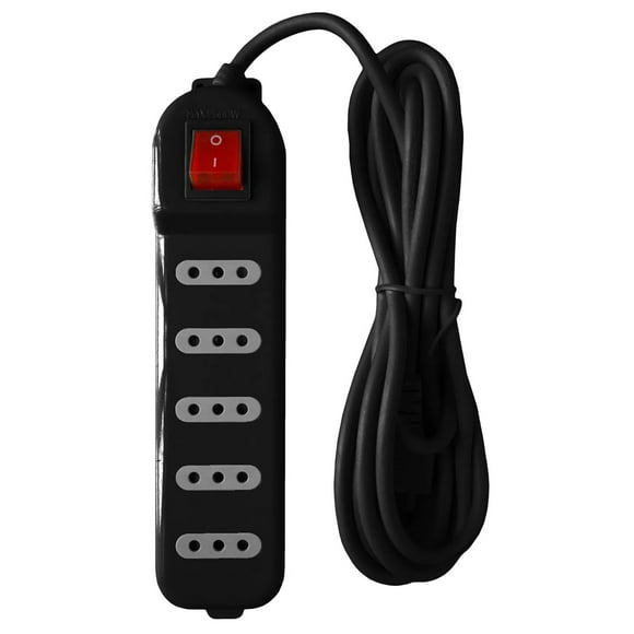 Alargador de 5 metros y 5 Posiciones Con Switch