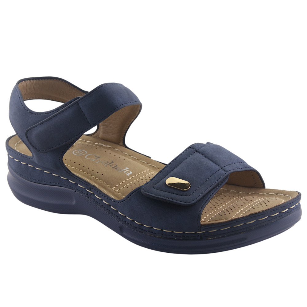 Sandalia Chalada Mujer Kon-15 Azul Comfort