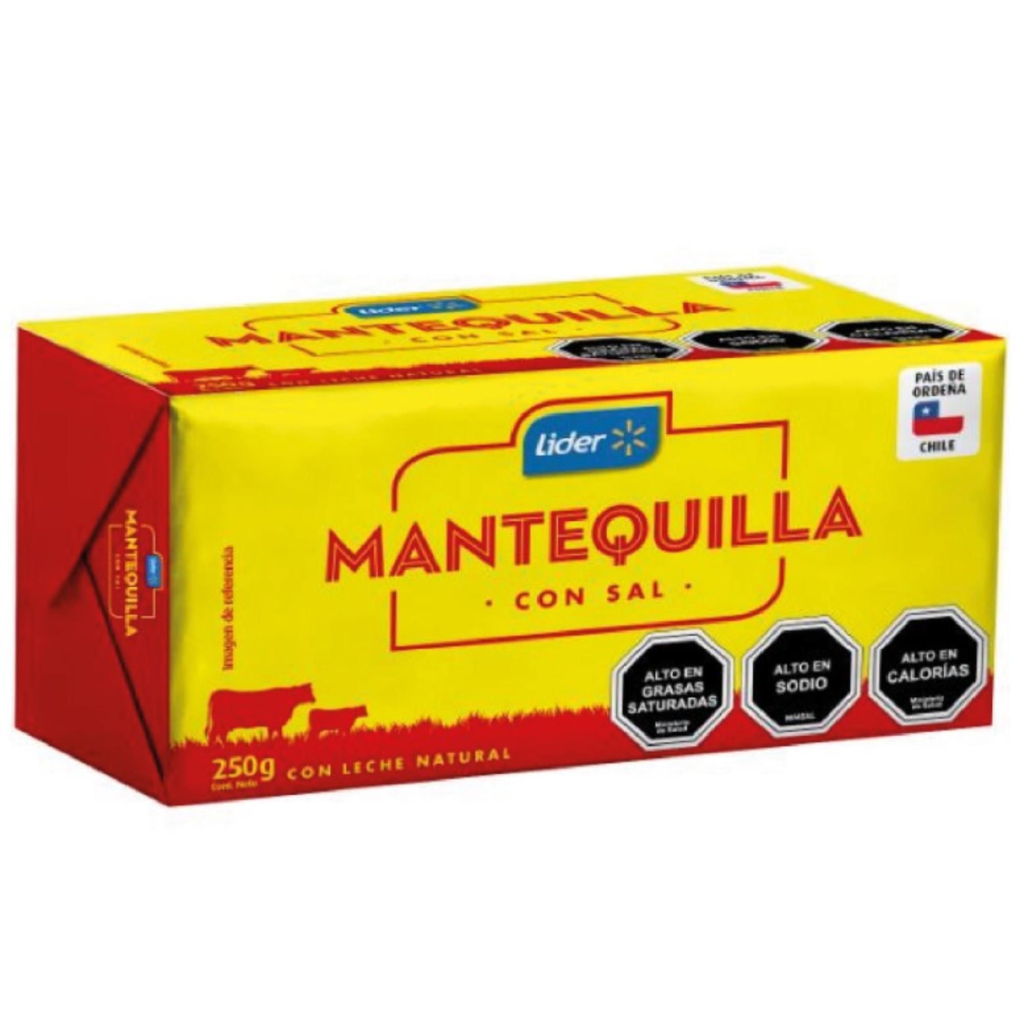 Mantequilla Con Sal Tradicional 250 g Lider