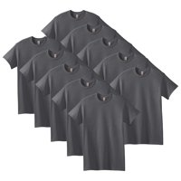 Camiseta Gildan Heavy Cotton G5000 Para Hombre, Paquete De 10 Unidades, Color Gris