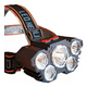 thumbnail image 2 of Linterna Frontal 7 Led Impermeable Recargable Usb Luz Negro, 2 of 3