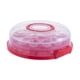 thumbnail image 1 of Portador De Pasteles Con Tapa Portador Portátil De Cupcakes Para Fiestas Cupcake Picnic Rojo, 1 of 5