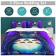 thumbnail image 5 of x392 My Neighbor Totoro Bed Duvet Cover Microfiber Bedding Sets 3D Printed Lightweight 3 Piece Comforter Sets, 1 Duvet Cover And 2 Pillow Shams for Kids Boys Girls 90"x90" jn392, 5 of 5