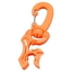 thumbnail image 4 of Clip De Soporte De Manguera De Buceo Gancho De Seguridad Clip De Soporte De Manguera BCD Doble Equipo De Equipo Naranja, 4 of 4