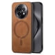 thumbnail image 1 of Magnetic Slim Case for Realme 12 Pro Plus 5G with Camera Guard & Anti-Scratch Back Brown, 1 of 5