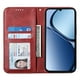 thumbnail image 3 of Funda Flip FOXDOCK para Xiaomi Poco C71 4G , Estilo Billetera con Diseño Rombo, Correa de Mano y Soporte, Uso Diario, 3 of 6