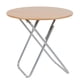 thumbnail image 1 of Mesa Comedor Plegable Redonda 60 CM Café Claro, 1 of 3