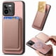 thumbnail image 1 of Funda de Cuero Magnética con Tarjetero para Realme GT 7 Pro Cubierta Delgada Rosa, 1 of 5
