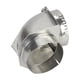 thumbnail image 1 of Conector de ventilación tipo codo para secadoras Whirlpool 4396006RW de aluminio, 1 of 6