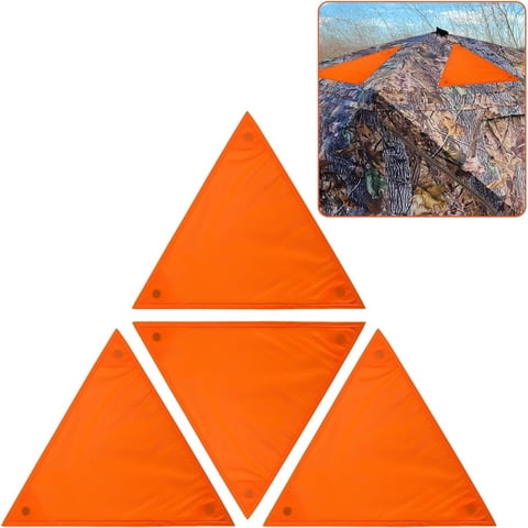 Xusx111 - Conjunto De 4 Paneles Ciegos De Caza De Seguridad - Panel De Señal Magnética Con 12 Botones Y Bolsa De Almacenamiento, Cubierta Ciega Portátil Para Soporte De Árbol Ciego De Tierra