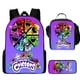 thumbnail image 1 of 3Pcs Set Smiling Mochila C-Critters Backpacks with Lunch Bags ,Pencil Case,Light Weight and Durable Children Backpack Book Bags, 1 of 3