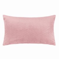 Genérico - Pack De 2 Fundas Terciopelo Liso 30X50 Cm Rosa