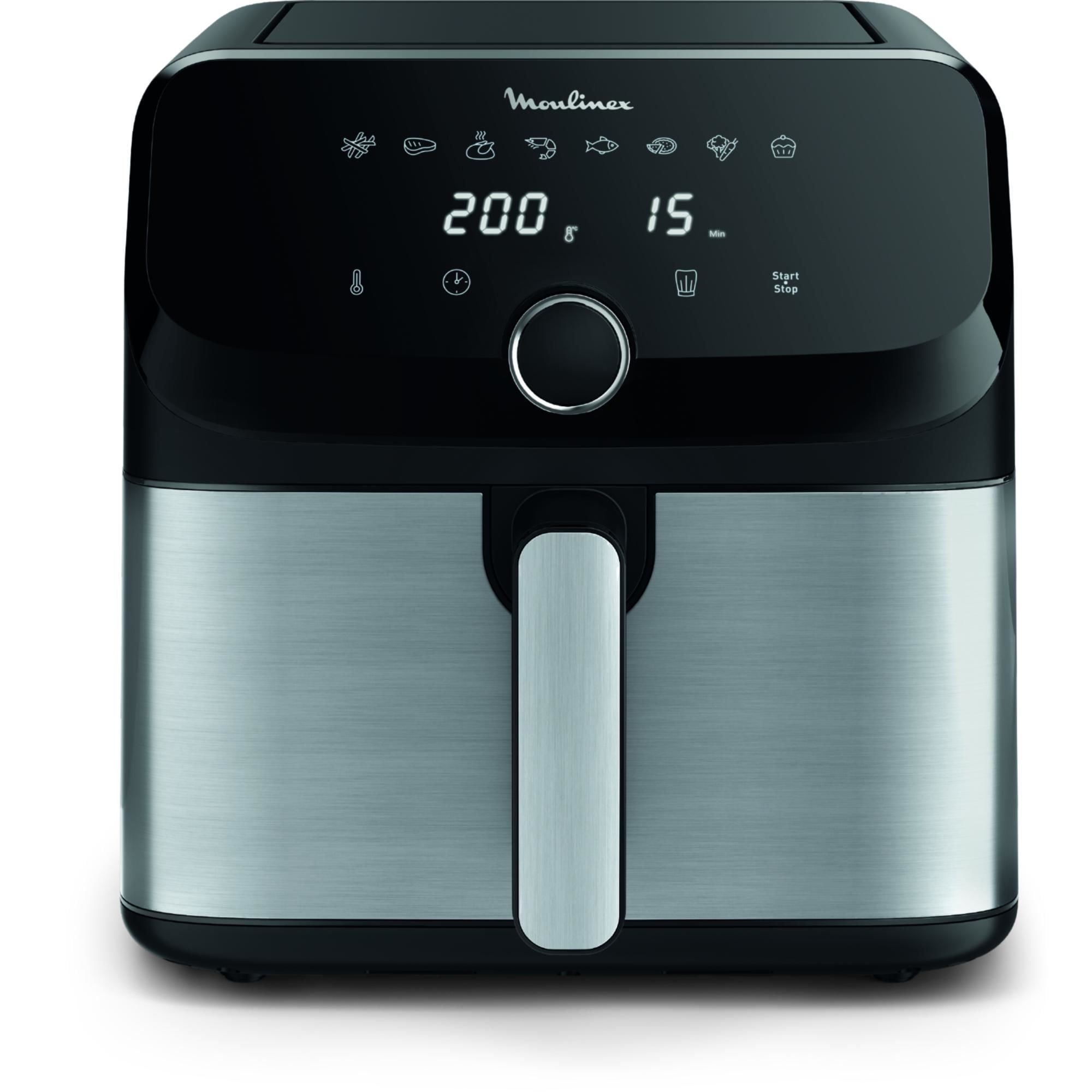 Moulinex - Freidora De Aire Easy Fry Mega 7.5 L Negro