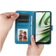 thumbnail image 5 of Funda tipo cartera FOXDOCK para OnePlus Nord CE 3 , diseño girasol en relieve, cuero PU, cierre magnético, soporte y tarjetero, 5 of 5