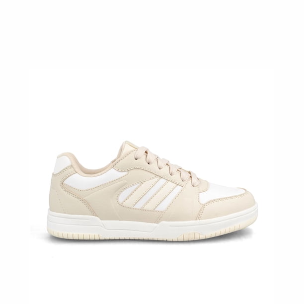 Zapatilla Mujer North Star Hem Beige - Blanco