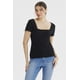 thumbnail image 1 of Polera Mujer Ajustado Negro, 1 of 4