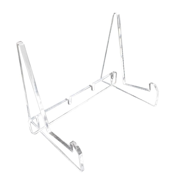 Soporte De Acrílico Para Libros, Estante De Almacenamiento Para Tabletas, Soporte Para Libros Estable Y Transparente