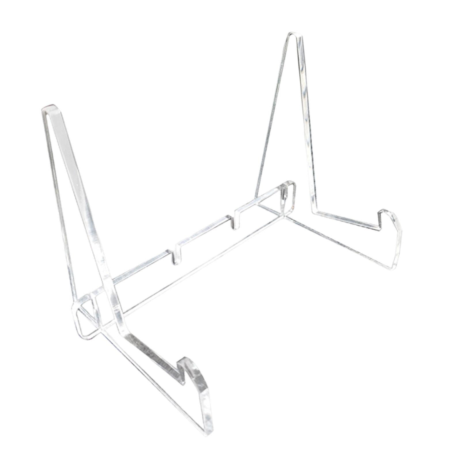 Bothyi - Soporte De Acrílico Para Libros, Estante De Almacenamiento Para Tabletas, Soporte Para Libros Estable Y Transparente