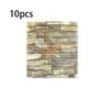 thumbnail image 3 of 10pcs 3D Wall Stickers Diy Wallpaper Foam Soft Tiles, Bedroom Faux Brick Wallpaper Decoration, Waterproof And Mildew-resistant Self-adhesive Wallpaper For Living Room Kitchen TV Backdrop, 3 of 3