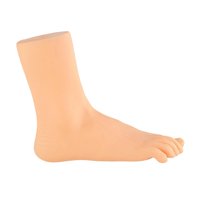 Ioensy - Pie De Maniquí Pies Adultos Realistas Para Exhibir Pulsera De Tobillo Calcetín Corto Pie Derecho